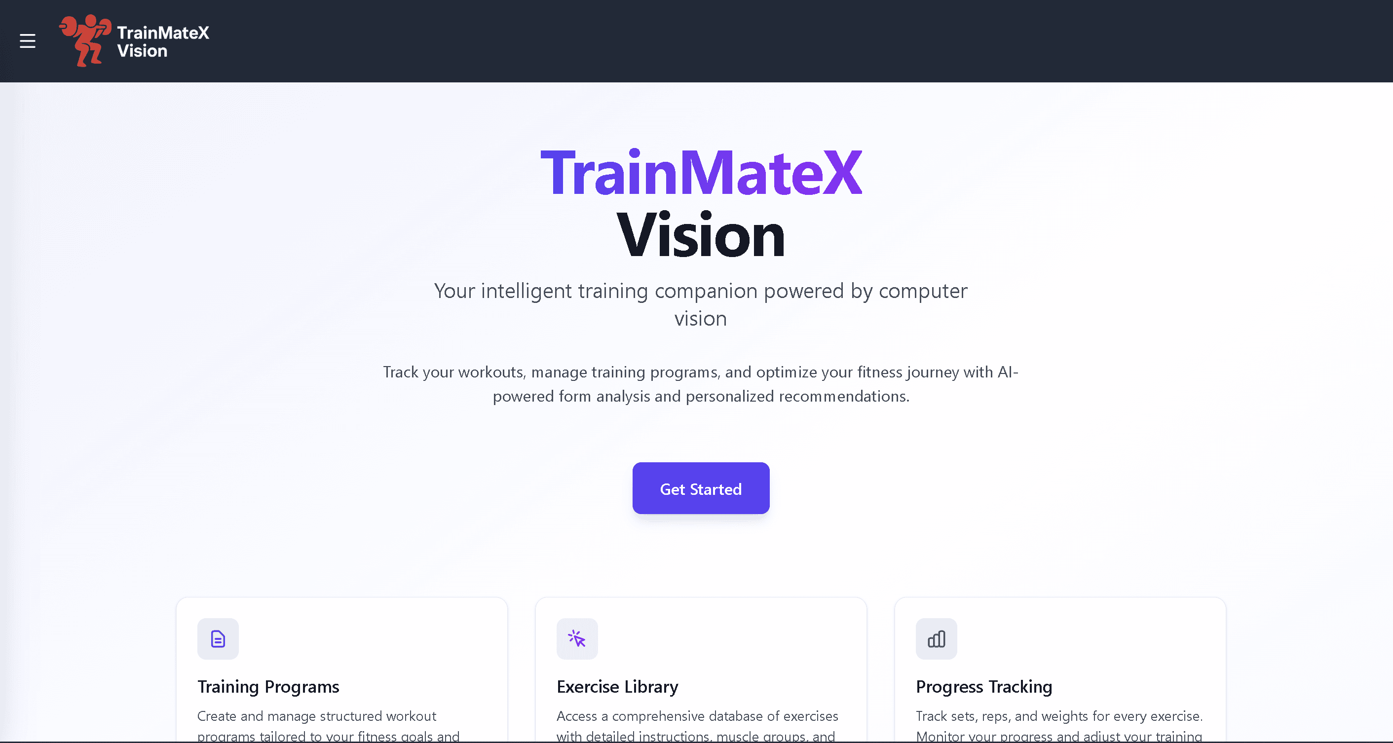 TrainMateX Vision